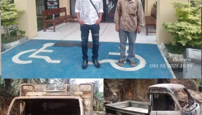 Diduga Bawa Minyak Ilegal, Truk Anak Mantan Kades Picu Kebakaran Hebat di Lahan PT Hindoli, Roba Warga Napal Alami Kerugian Ratusan Juta