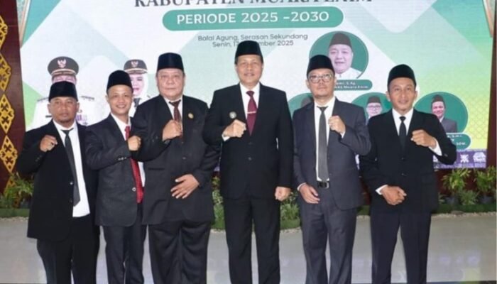 BUPATI MUARA ENIM LANTIK PIMPINAN BAZNAS PERIODE 2025–2030