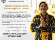 Wujud Kepedulian Sosial, IPTU Joharmen Fasilitasi Ketua PJS Muba Tunaikan Umroh