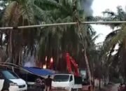 Telah terjadi lagi Insiden kebakaran Sumur”, Minyak Ilegal di Hindoli Keluang Terbakar, Diduga Libatkan Oknum ASN dan Tewaskan Pekerja