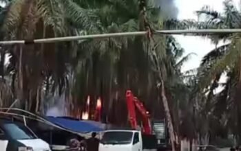 Telah terjadi lagi Insiden kebakaran Sumur”, Minyak Ilegal di Hindoli Keluang Terbakar, Diduga Libatkan Oknum ASN dan Tewaskan Pekerja